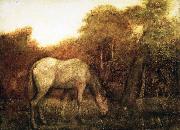 Albert Pinkham Ryder Grazing Horse oil on canvas